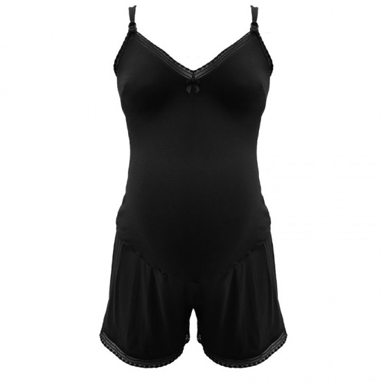 Combishort de grossesse Cache Coeur Milk