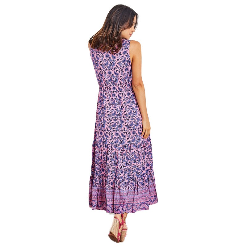 Robe longue bohème allaitement Ondine 3