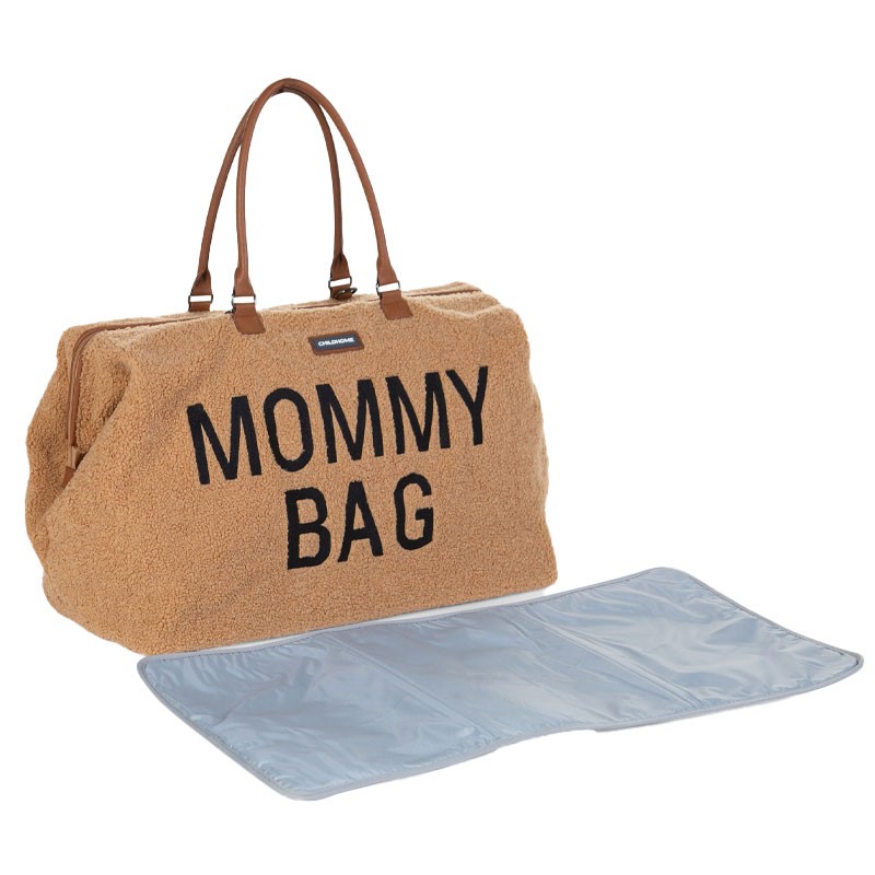 Sac à Langer Mommy Bag Teddy Beige Childhome | C'est Qui La Maman 5