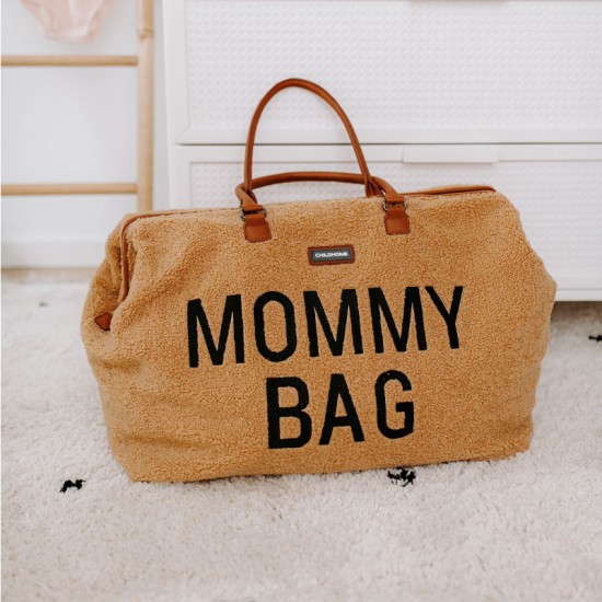 Sac à Langer Mommy Bag Teddy Beige Childhome | C'est Qui La Maman 7