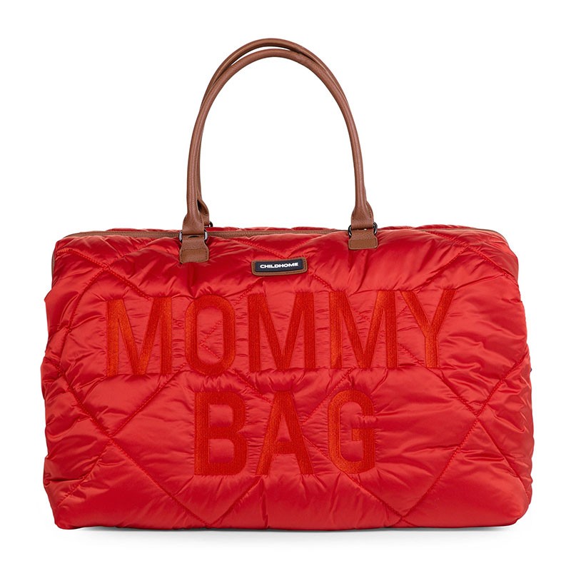Sac à Langer Mommy Bag Matelassé Rouge Childhome | C'est Qui La Maman 2