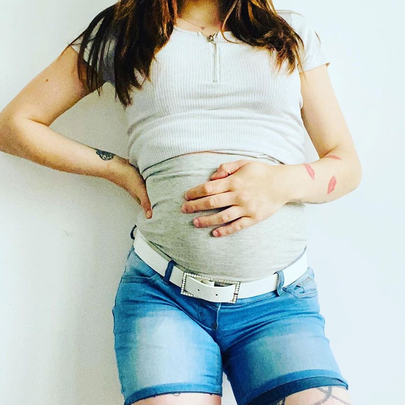 Short en jean de grossesse MLFIFTY Mamalicious | C'est Qui La Maman 2