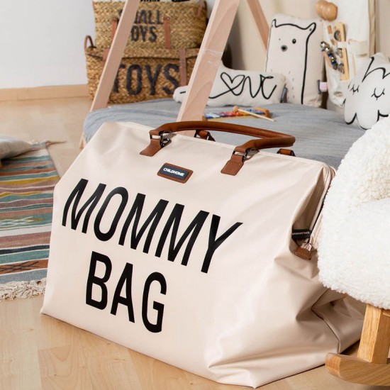 Sac à Langer Mommy Bag Ecru Childhome | C'est Qui La Maman