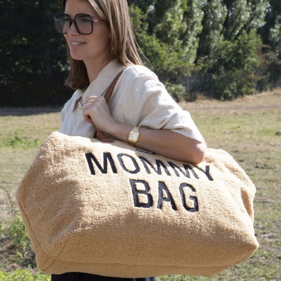 Sac à Langer Mommy Bag Teddy Beige Childhome | C'est Qui La Maman 8