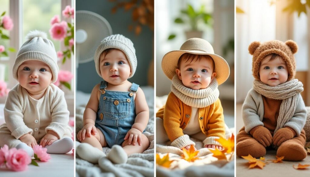 découvrez nos conseils pratiques pour habiller bébé en toute saison, en adaptant ses vêtements à la température du jour pour son confort et sa sécurité.